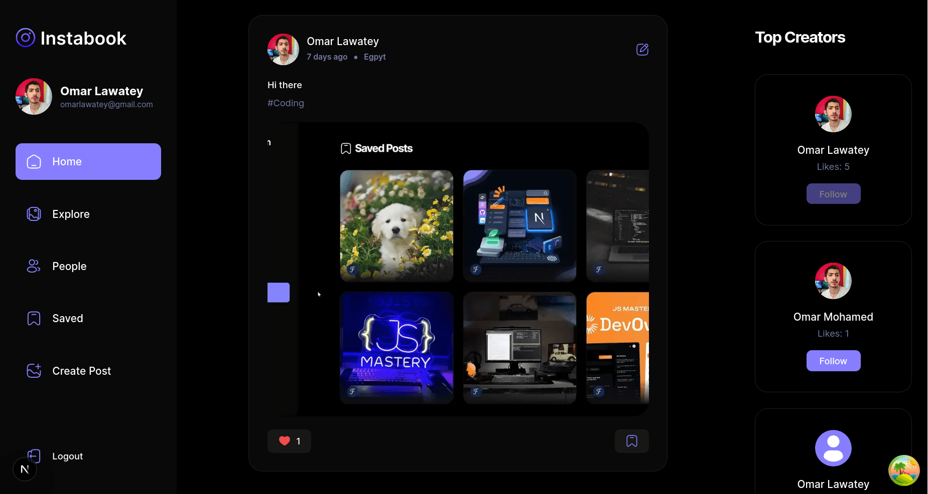 See insta-book-frontend live insta-book-frontend